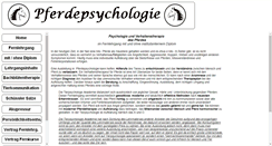 Desktop Screenshot of pferde-psychologie.com