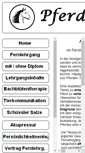 Mobile Screenshot of pferde-psychologie.com