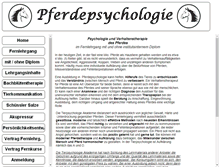 Tablet Screenshot of pferde-psychologie.com